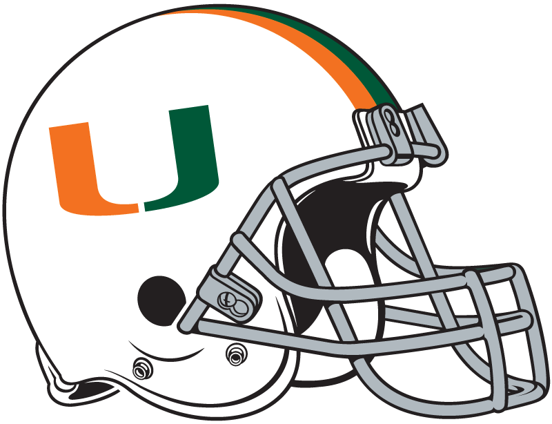 Miami Hurricanes 1977 Helmet Logo DIY iron on transfer (heat transfer)